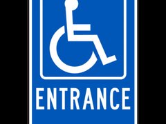 Accessible Entrance Sign